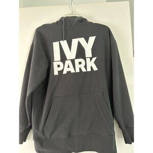IVY PARK Womens Black Hoodie Size XS Oversized Essential Pullover